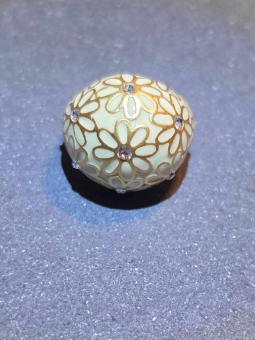 Coach Floral Dome Ring